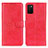 Custodia Portafoglio In Pelle Cover con Supporto A07D per Samsung Galaxy A03s Rosso