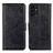 Custodia Portafoglio In Pelle Cover con Supporto A07D per Samsung Galaxy A13 4G Nero