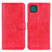 Custodia Portafoglio In Pelle Cover con Supporto A07D per Samsung Galaxy F42 5G Rosso