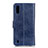 Custodia Portafoglio In Pelle Cover con Supporto A07D per Samsung Galaxy M01 Blu