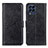 Custodia Portafoglio In Pelle Cover con Supporto A07D per Samsung Galaxy M53 5G Nero