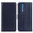 Custodia Portafoglio In Pelle Cover con Supporto A08D per Motorola Moto Edge (2021) 5G Blu