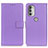 Custodia Portafoglio In Pelle Cover con Supporto A08D per Motorola Moto G51 5G Viola