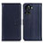 Custodia Portafoglio In Pelle Cover con Supporto A08D per OnePlus 10R 5G Blu