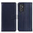 Custodia Portafoglio In Pelle Cover con Supporto A08D per Samsung Galaxy A15 4G Blu