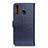 Custodia Portafoglio In Pelle Cover con Supporto A08D per Samsung Galaxy A70E Blu