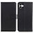 Custodia Portafoglio In Pelle Cover con Supporto A08D per Samsung Galaxy M04 Nero