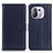 Custodia Portafoglio In Pelle Cover con Supporto A08D per Xiaomi Mi 11 Pro 5G Blu
