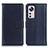 Custodia Portafoglio In Pelle Cover con Supporto A08D per Xiaomi Mi 12 Pro 5G Blu