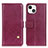 Custodia Portafoglio In Pelle Cover con Supporto A09 per Apple iPhone 14 Plus Viola