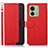 Custodia Portafoglio In Pelle Cover con Supporto A09D per Motorola Moto Edge (2023) 5G Rosso