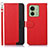 Custodia Portafoglio In Pelle Cover con Supporto A09D per Motorola Moto Edge 40 5G Rosso