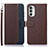 Custodia Portafoglio In Pelle Cover con Supporto A09D per Motorola Moto G71s 5G