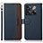 Custodia Portafoglio In Pelle Cover con Supporto A09D per OnePlus 10T 5G Blu