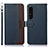 Custodia Portafoglio In Pelle Cover con Supporto A09D per Sony Xperia 1 IV