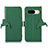 Custodia Portafoglio In Pelle Cover con Supporto A10D per Google Pixel 8a 5G Verde