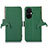 Custodia Portafoglio In Pelle Cover con Supporto A10D per OnePlus Nord CE 3 5G Verde