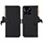 Custodia Portafoglio In Pelle Cover con Supporto A11D per Huawei Honor X8b Nero