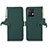 Custodia Portafoglio In Pelle Cover con Supporto A11D per Motorola Moto Edge 40 Pro 5G Verde