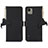 Custodia Portafoglio In Pelle Cover con Supporto A11D per Nokia C110 Nero