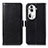 Custodia Portafoglio In Pelle Cover con Supporto A11D per Oppo Reno11 Pro 5G Nero