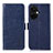 Custodia Portafoglio In Pelle Cover con Supporto A12D per OnePlus Nord CE 3 5G Blu