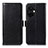 Custodia Portafoglio In Pelle Cover con Supporto A12D per OnePlus Nord CE 3 5G Nero