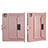 Custodia Portafoglio In Pelle Cover con Supporto AD1 per Apple iPad Pro 11 (2022) Oro Rosa