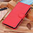 Custodia Portafoglio In Pelle Cover con Supporto AD3 per Google Pixel 8a 5G Rosso