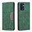 Custodia Portafoglio In Pelle Cover con Supporto B01F per OnePlus Nord CE 2 5G Verde