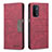 Custodia Portafoglio In Pelle Cover con Supporto B01F per OnePlus Nord N200 5G Rosso