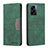 Custodia Portafoglio In Pelle Cover con Supporto B01F per OnePlus Nord N300 5G Verde