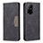 Custodia Portafoglio In Pelle Cover con Supporto B01F per Oppo A94 5G Nero