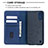 Custodia Portafoglio In Pelle Cover con Supporto B01F per Samsung Galaxy A01 SM-A015