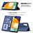Custodia Portafoglio In Pelle Cover con Supporto B01F per Samsung Galaxy A13 5G