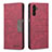 Custodia Portafoglio In Pelle Cover con Supporto B01F per Samsung Galaxy A13 5G Rosso