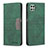 Custodia Portafoglio In Pelle Cover con Supporto B01F per Samsung Galaxy A22s 5G Verde