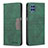 Custodia Portafoglio In Pelle Cover con Supporto B01F per Samsung Galaxy M32 4G Verde