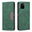 Custodia Portafoglio In Pelle Cover con Supporto B01F per Vivo Y15A Verde