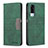 Custodia Portafoglio In Pelle Cover con Supporto B01F per Vivo Y53s NFC Verde