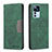 Custodia Portafoglio In Pelle Cover con Supporto B01F per Xiaomi Mi 12T 5G Verde