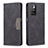 Custodia Portafoglio In Pelle Cover con Supporto B01F per Xiaomi Redmi 10 4G Nero