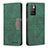 Custodia Portafoglio In Pelle Cover con Supporto B01F per Xiaomi Redmi 10 4G Verde