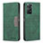 Custodia Portafoglio In Pelle Cover con Supporto B01F per Xiaomi Redmi Note 11 Pro 4G Verde