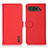 Custodia Portafoglio In Pelle Cover con Supporto B01H per Asus ROG Phone 5 ZS673KS Rosso