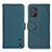 Custodia Portafoglio In Pelle Cover con Supporto B01H per Asus Zenfone 8 ZS590KS Verde