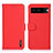 Custodia Portafoglio In Pelle Cover con Supporto B01H per Google Pixel 7 5G Rosso