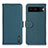 Custodia Portafoglio In Pelle Cover con Supporto B01H per Google Pixel 7 5G Verde