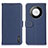 Custodia Portafoglio In Pelle Cover con Supporto B01H per Huawei Mate 60 Pro Blu