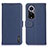 Custodia Portafoglio In Pelle Cover con Supporto B01H per Huawei Nova 9 Blu